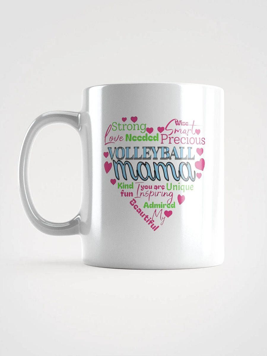 Heart Volleyball Mama Heart Mug product image (1)