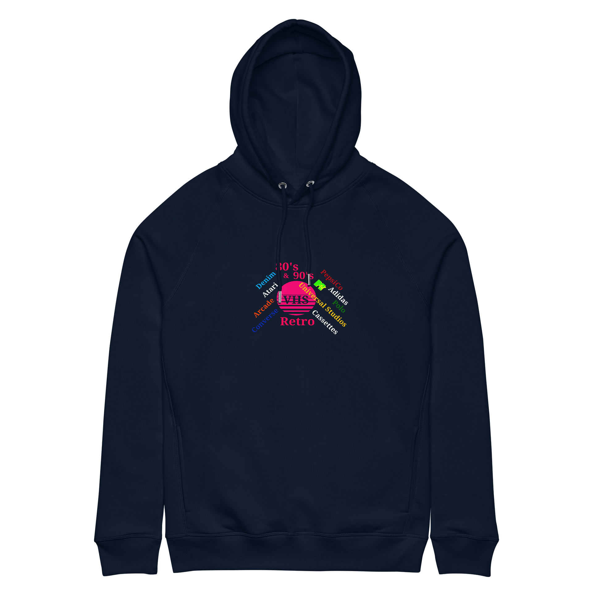 Retro VHS Circle Unisex Hoodie product image (6)