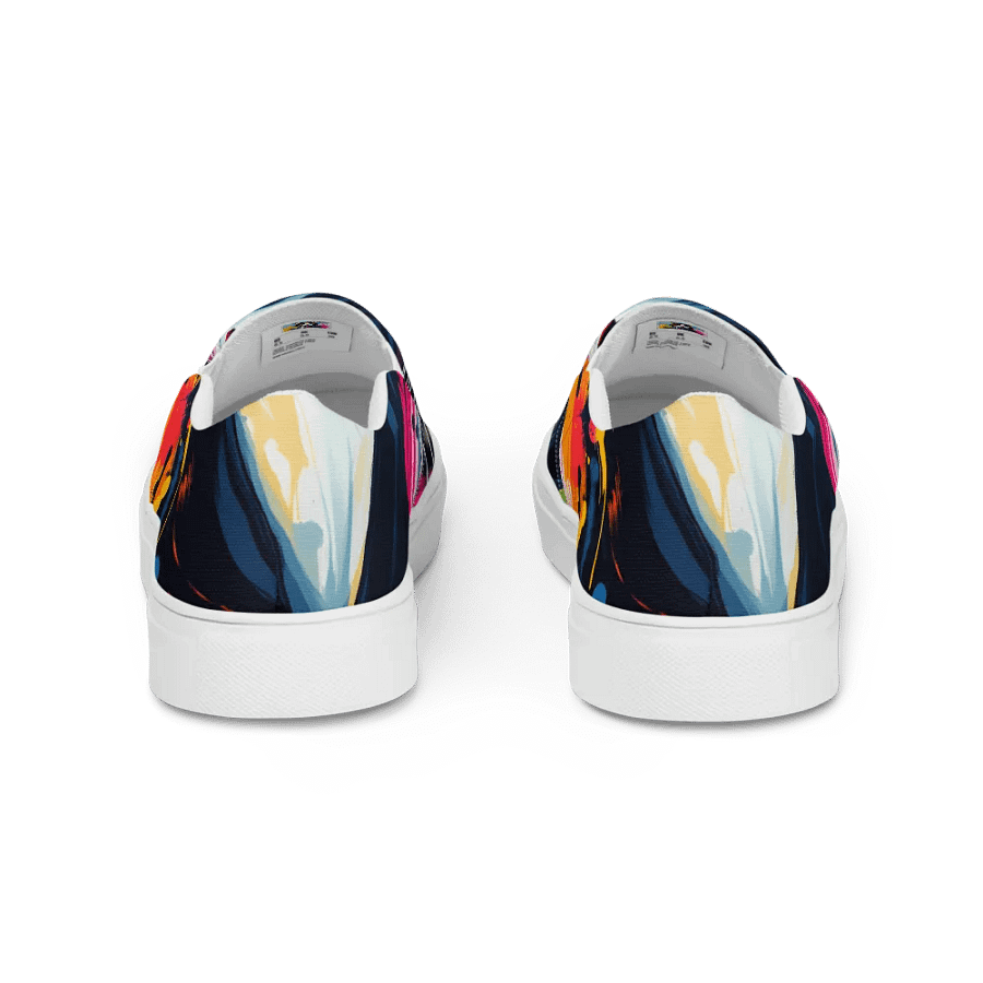 The literal tuxedo cat, men's slip on canvas shoes product image (4)