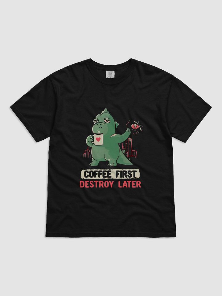 Relaxed Dino Coffee Crusher T-Shirt product image (1)