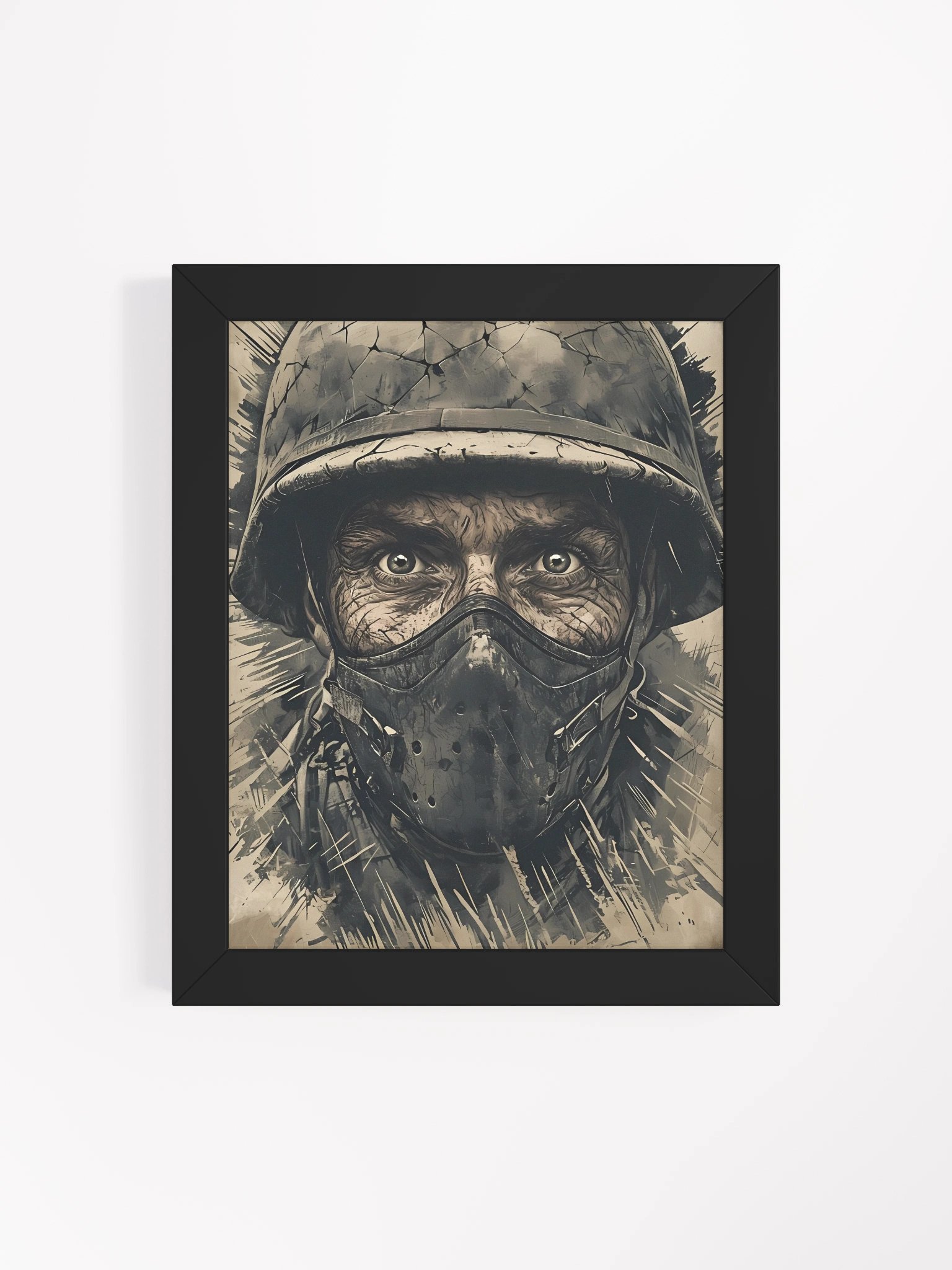 Intense Grit: Framed Artistic Poster product image (5)