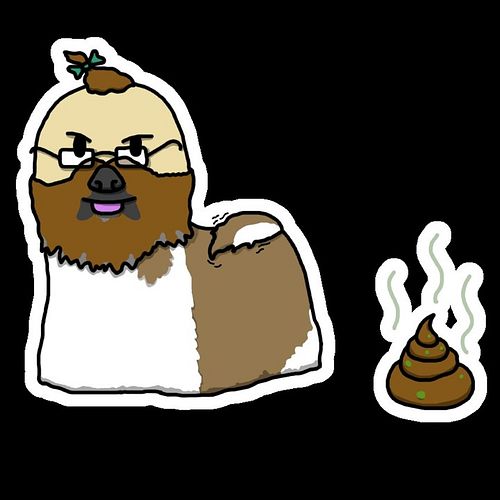 I wonder who this Shih tzu could be? @anthonywheelerart
