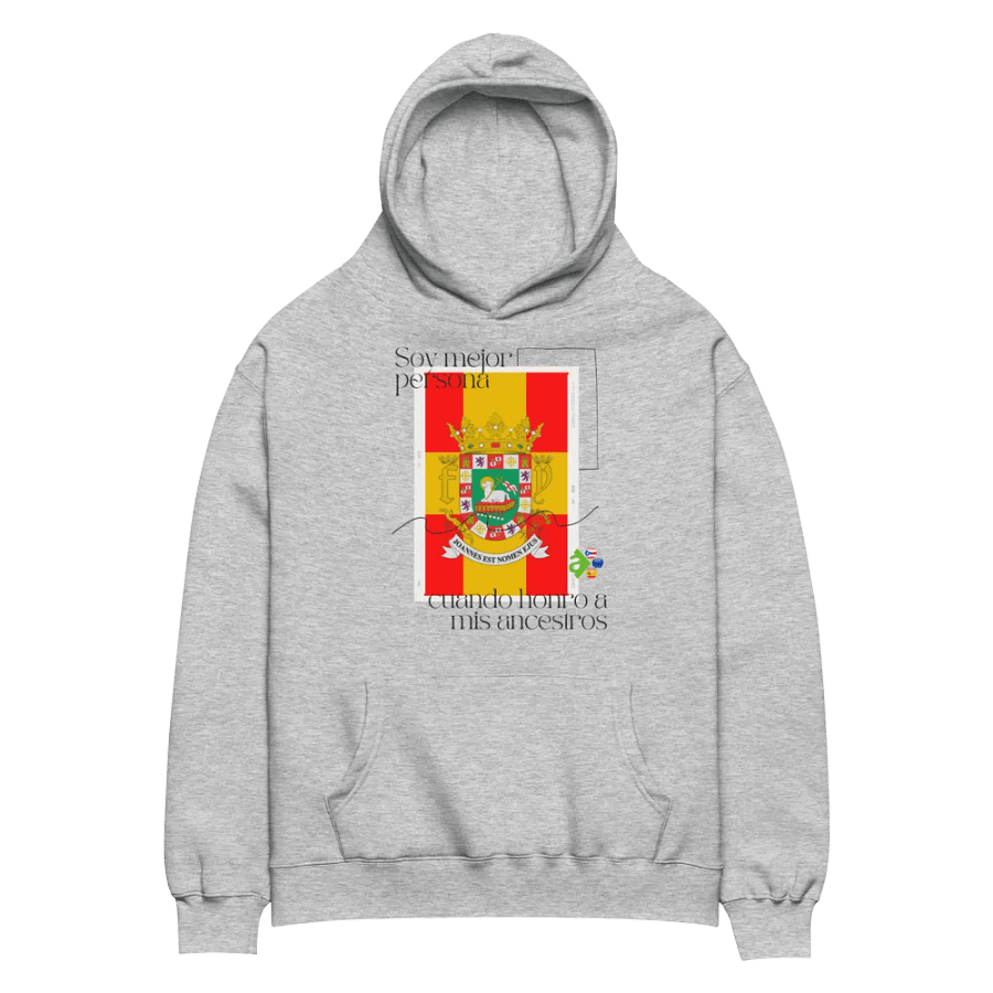 Sudadera con capucha gris - Honra Ancestros Reunificacionistas product image (3)