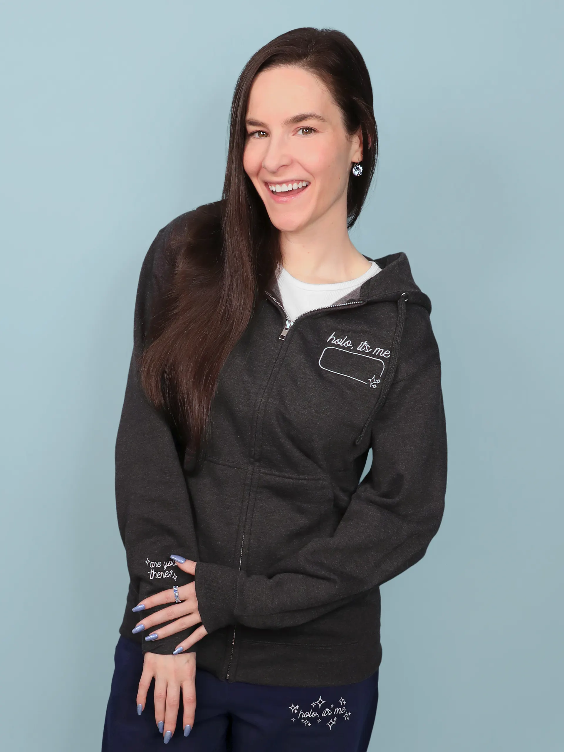 holo it's me Zip-Up Hoodie | Simply Nailogical Shop
