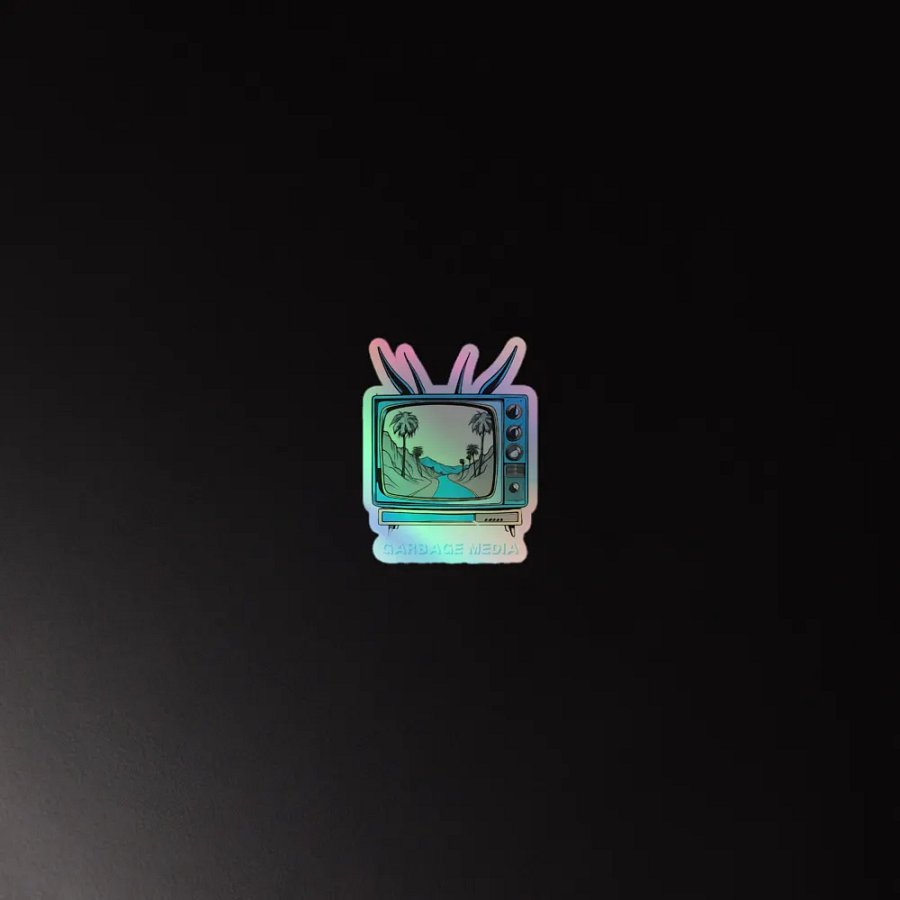 Garbage Media West Coast Holographic Sticker product image (4)