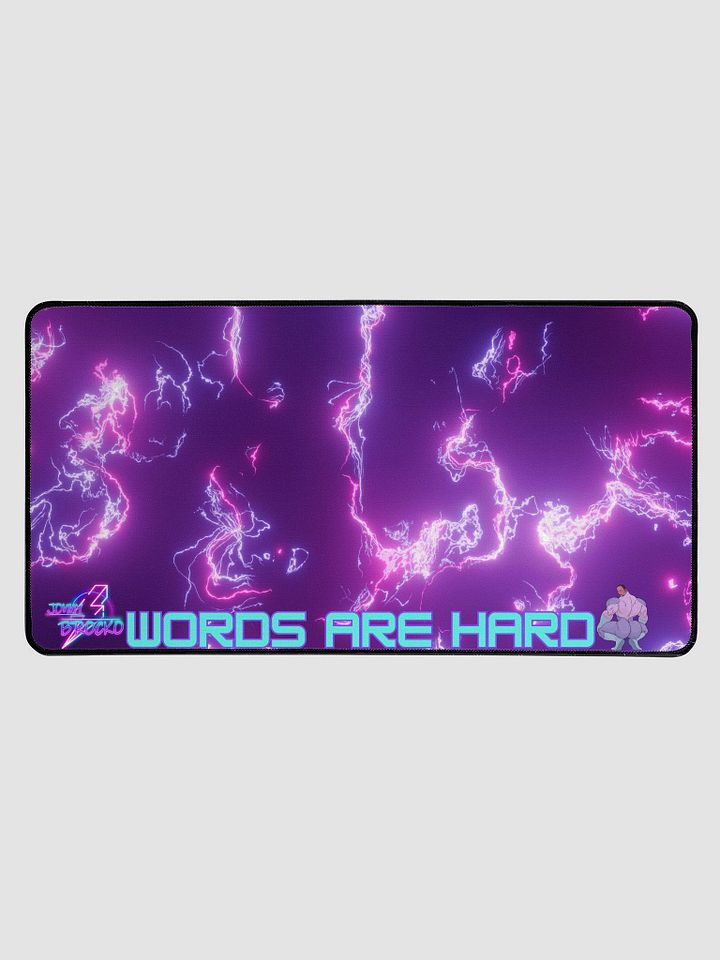Words Are Hard Desk Mat product image (1)