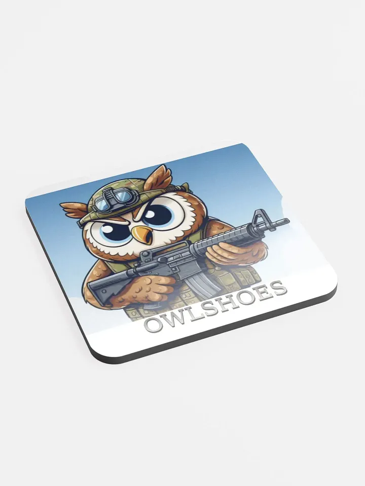 OwlShoes Glossed Cork Coaster product image (2)