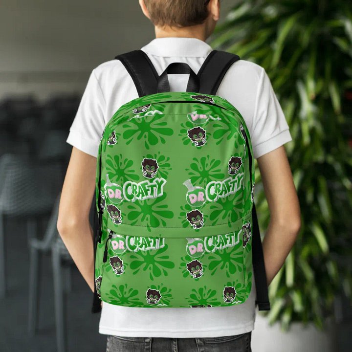 Dr Crafty Pattern Backpack product image (1)