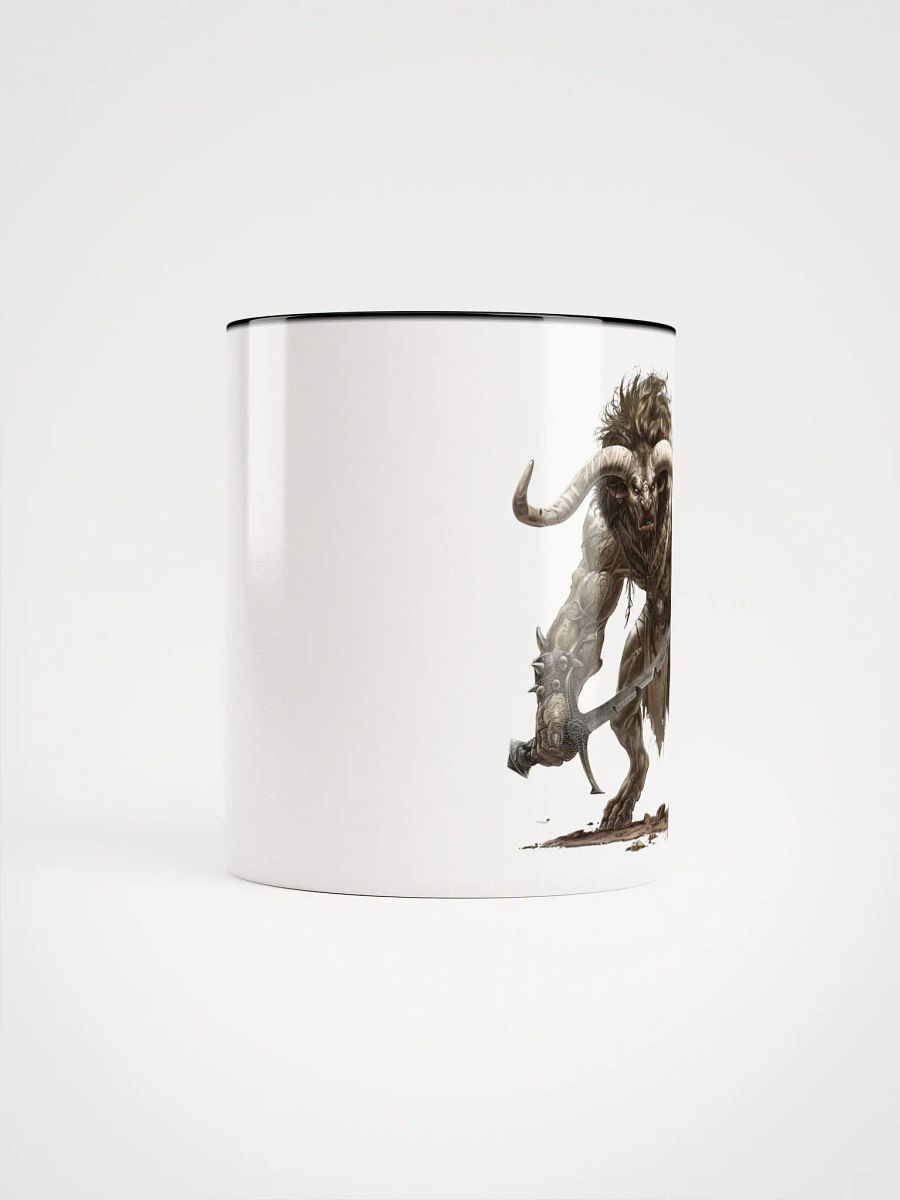 The Minotaur - The Legendary Greek Mythical Creature Ceramic Mug with Black Color Inside product image (5)