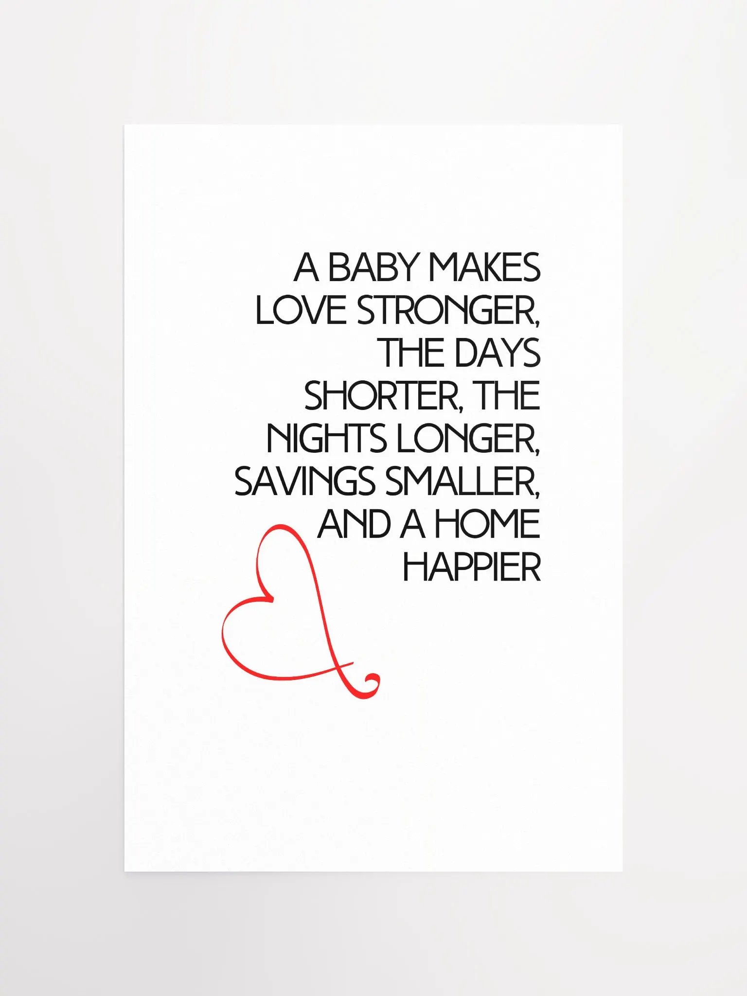 Nursery Wall Art Poster 