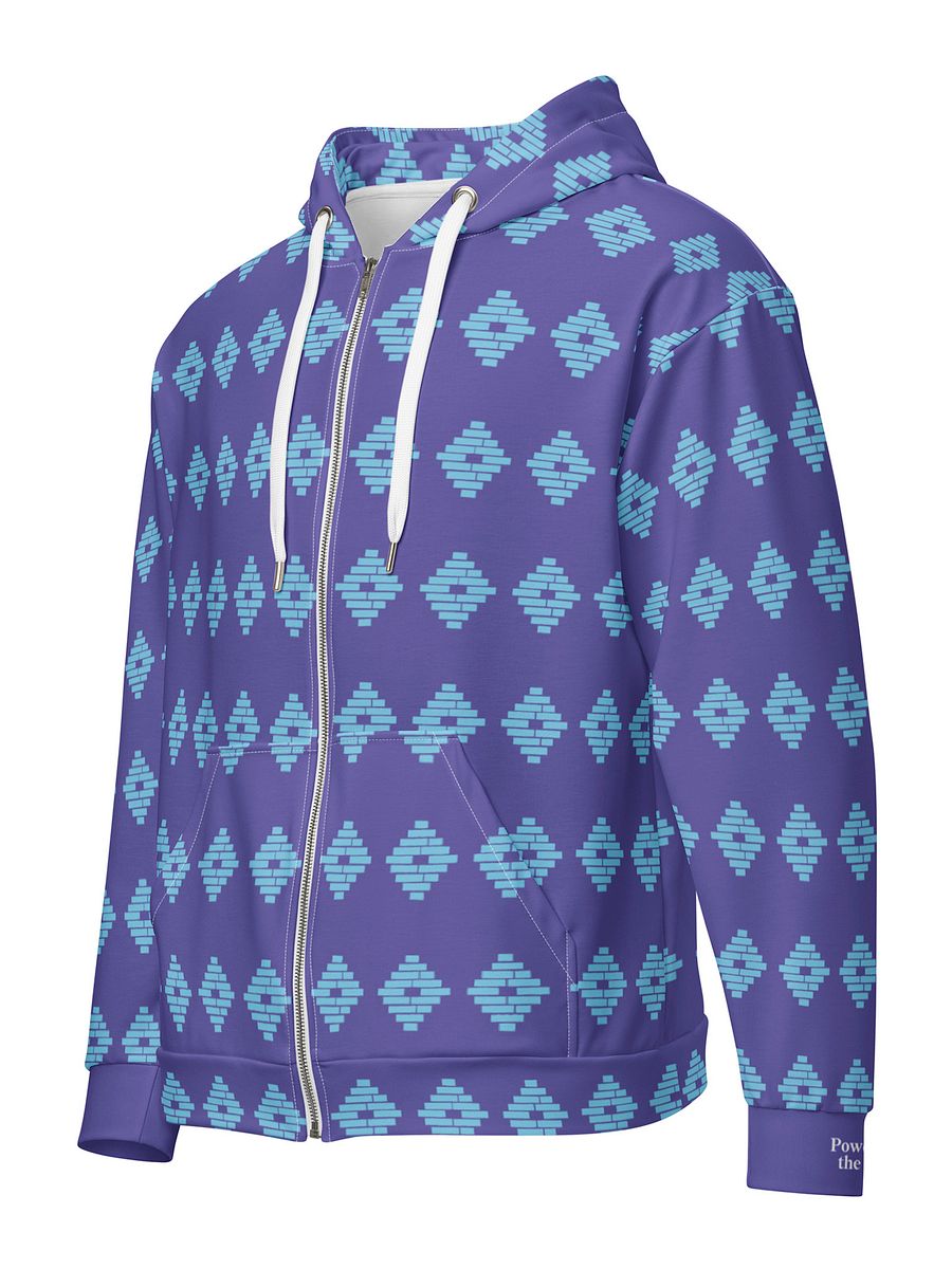 Powered by the People Zip Hoodie (Purple/Blue) Image 1