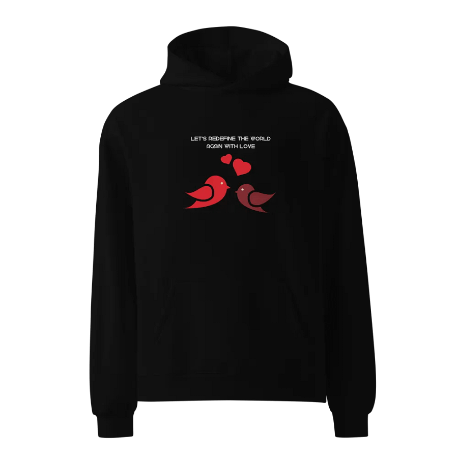 Lovebirds Unisex Oversized Hoodie product image (1)