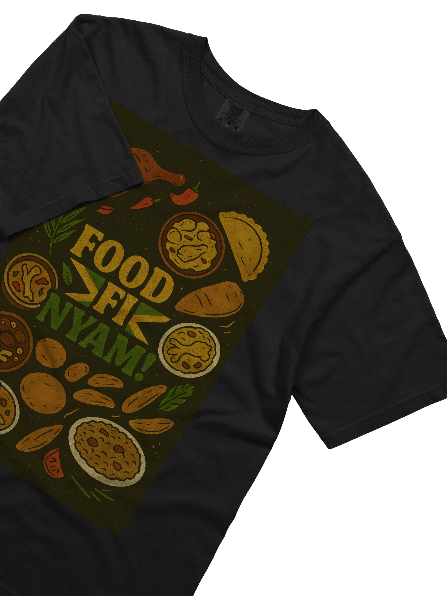 Food Fi Nyam! Illustrated T-Shirt product image (41)