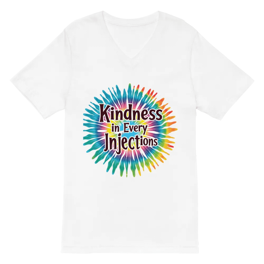 Kindness Tie-Dye V-Neck Tee product image (2)