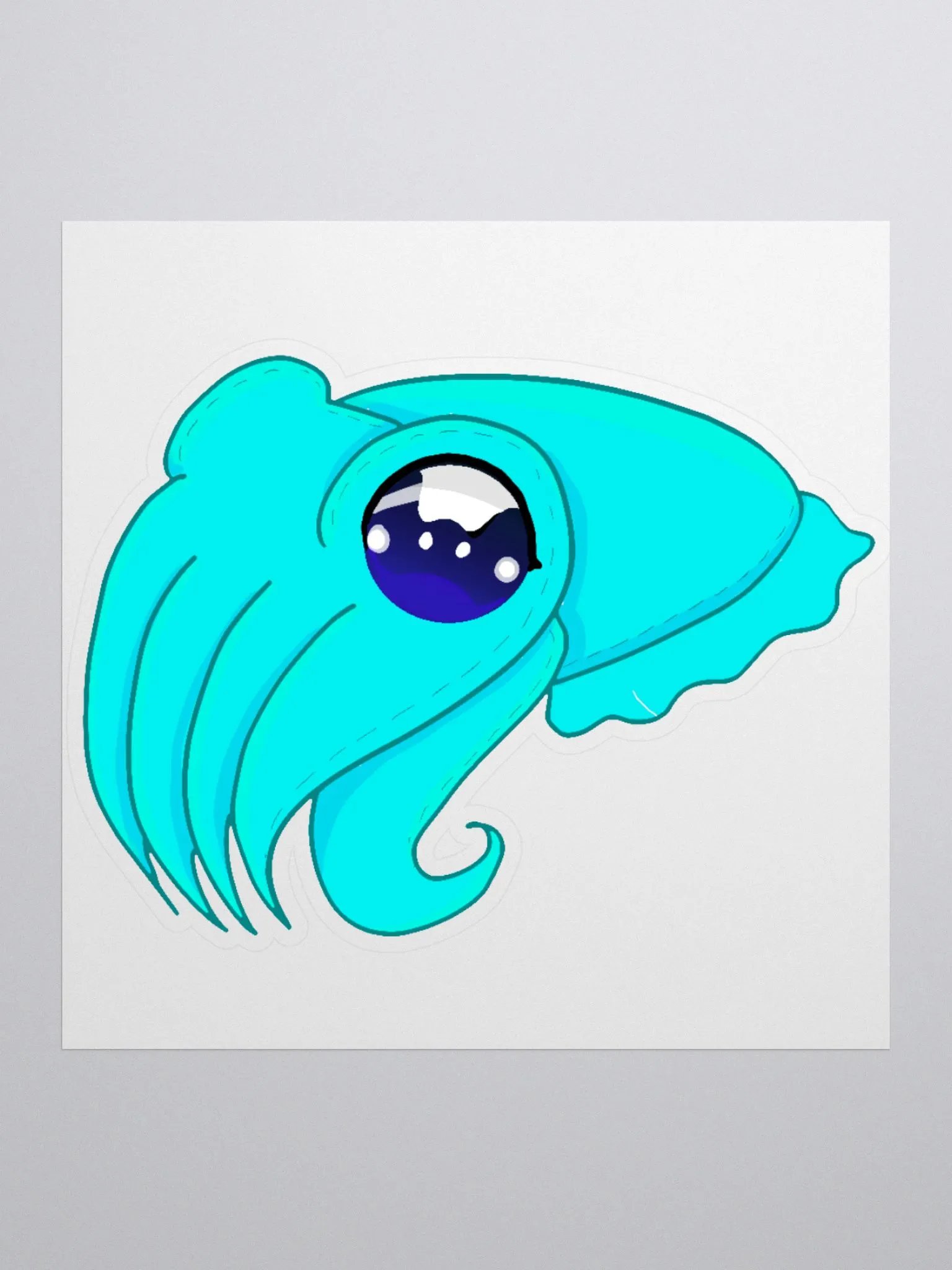 !Stitched Cuttlefish Sticker product image (1)