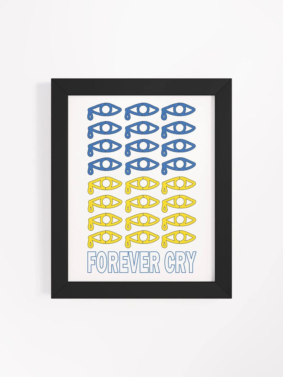 Ukraine - Forever Cry - Framed High-Quality Matte Poster product image (4)