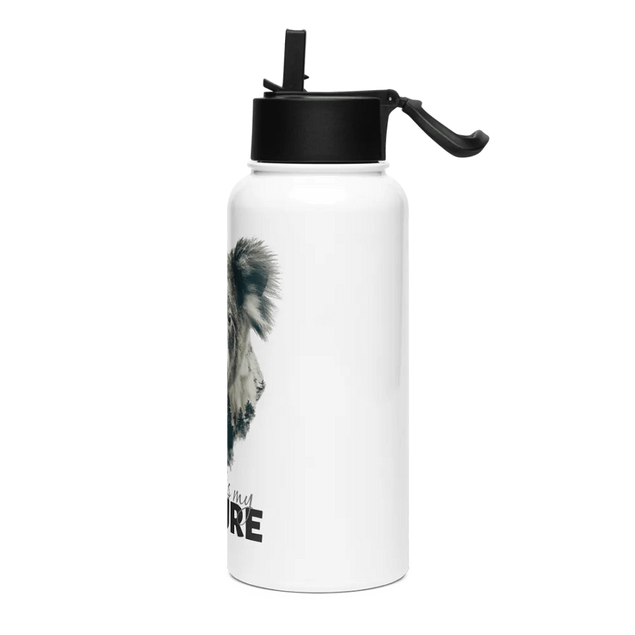 "Calm is my Nature" Koala Forest Stainless Steel Water Bottle product image (3)