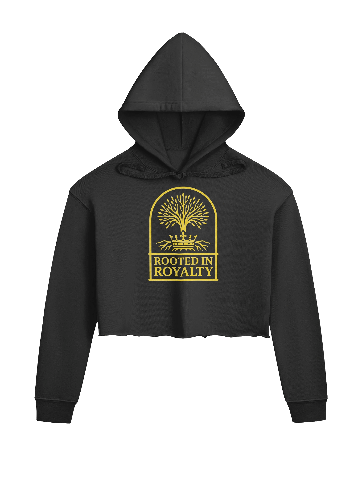 Rooted in Royalty Emblem Cropped Hoodie product image (3)