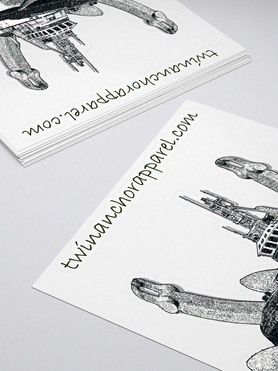 Twin Anchor Marco tug Kiss Cut Stickers product image (4)