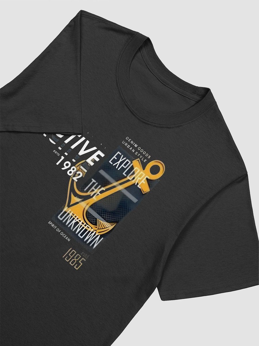 Man Unisex Softstyle T-Shirt Explore Unknown Graphic product image (7)