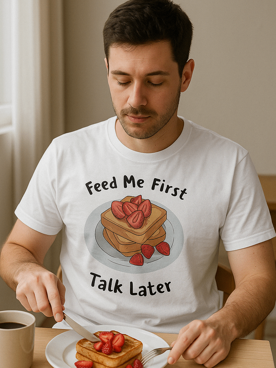 Feed Me First Talk Later T-Shirt product image (4)