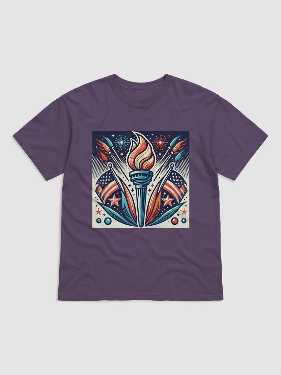 Freedom's Flame Patriotic T-Shirt product image (5)