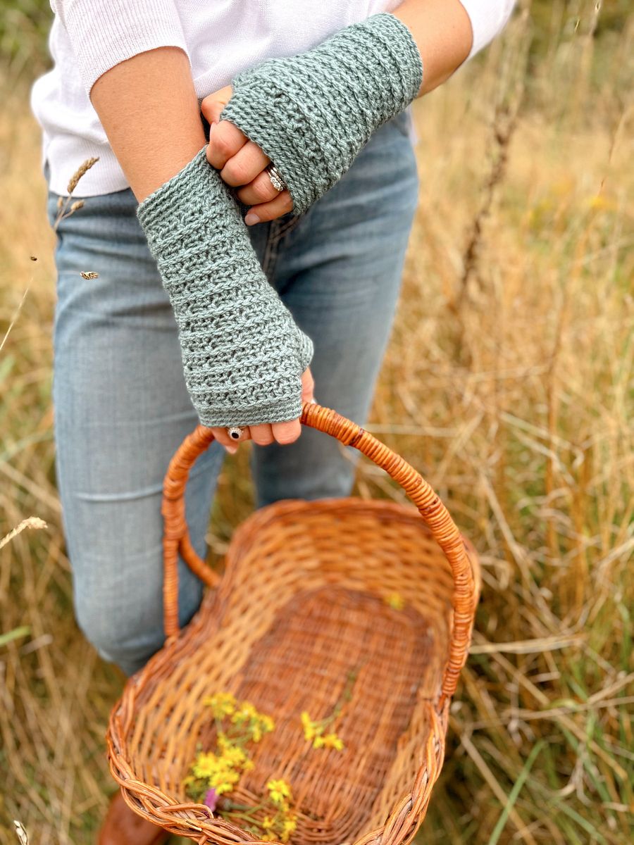 Mystical Mitts - Crochet Fingerless Mitts Pattern Child to Adult Sizes product image (4)