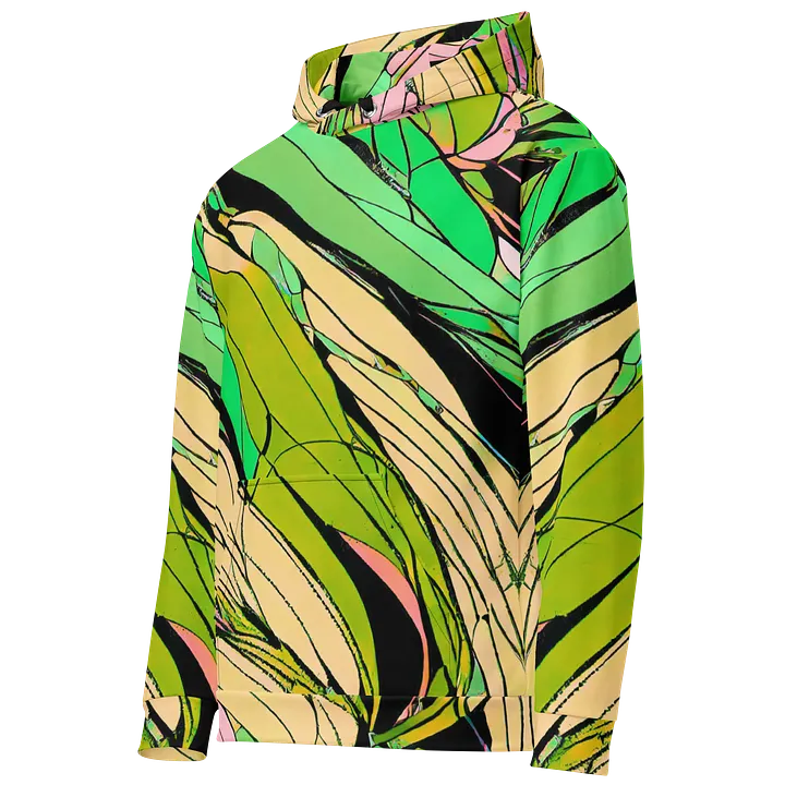 Vibrant Swirls Unisex Hoodie – Colorful All-Over Print Hoodie for Artistic Streetwear & Bold Aesthetic Style product image (2)