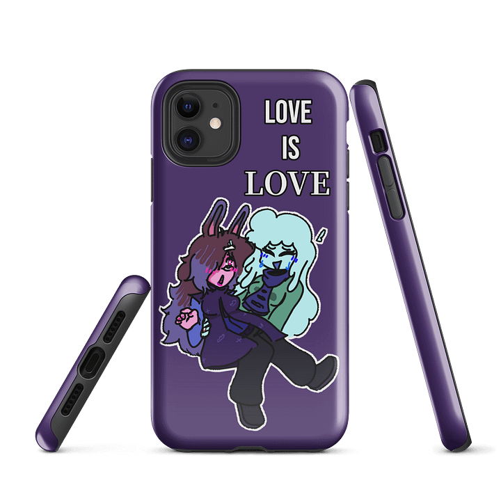 "Love Is Love" CloudBunny iPhone Case product image (1)