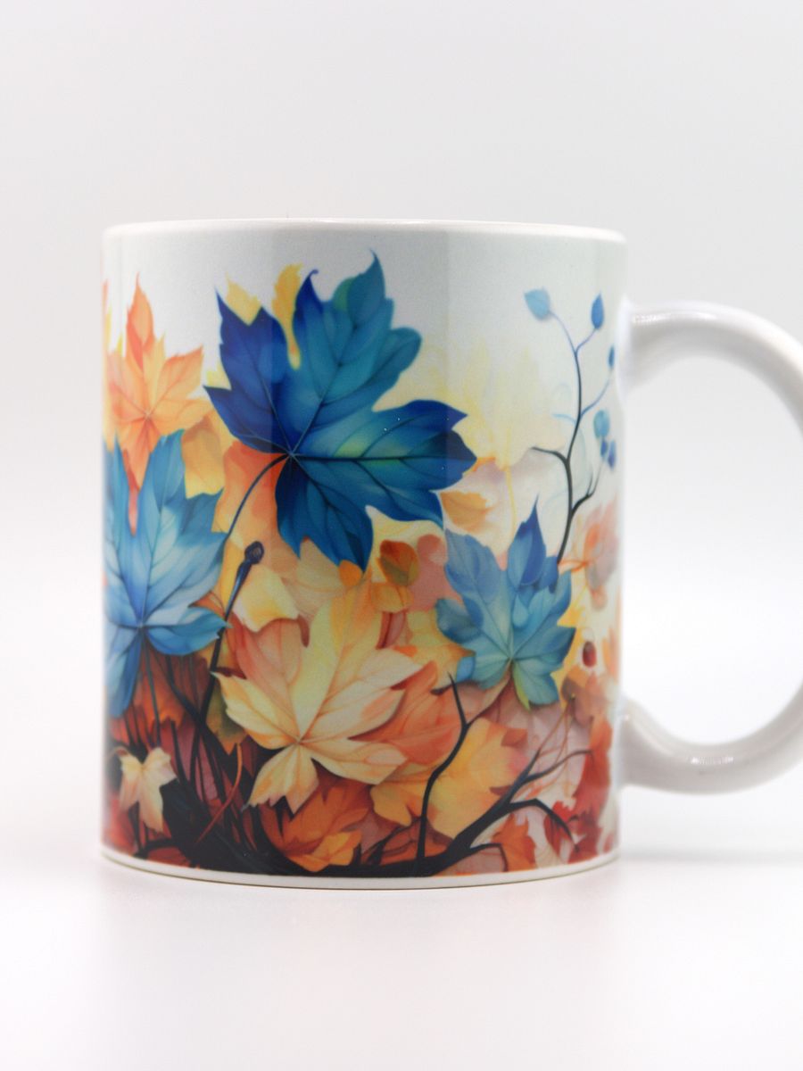 Autumn Leaves 11oz Coffee Mug – Vibrant Fall-Themed Ceramic Cup for Coffee, Tea, or Hot Cocoa – Perfect Seasonal Gift for Nature and Autumn Lovers product image (1)