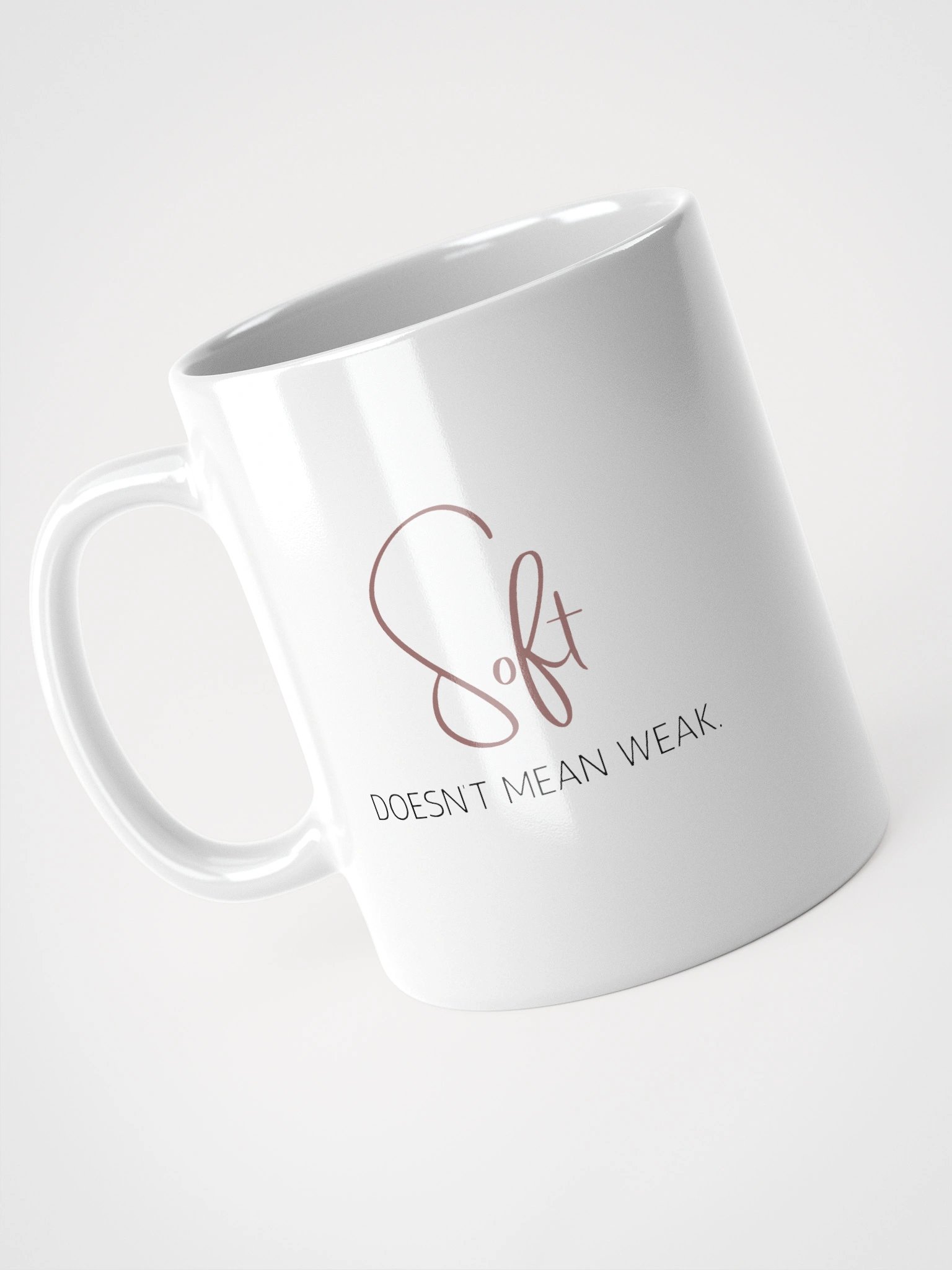 Truthbomb: Soft Doesn’t Mean Weak • Ceramic Mug product image (3)