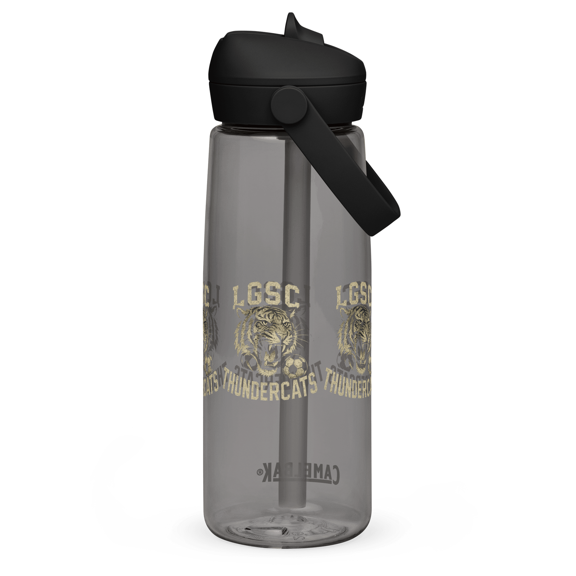 Tiger Stripes Flip Straw Water Bottle product image (8)