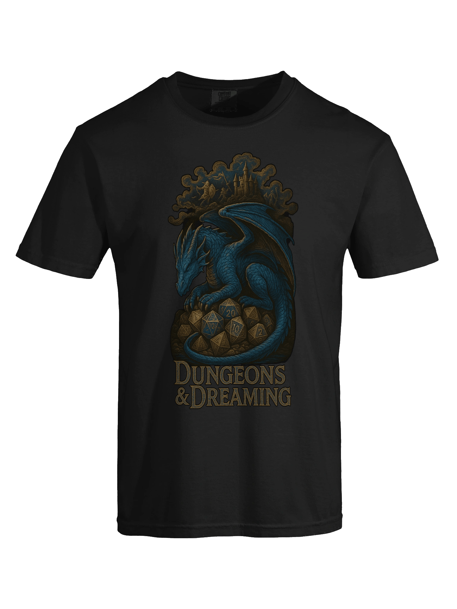 Dungeons & Dreaming Sleeping Dragon Tee product image (7)