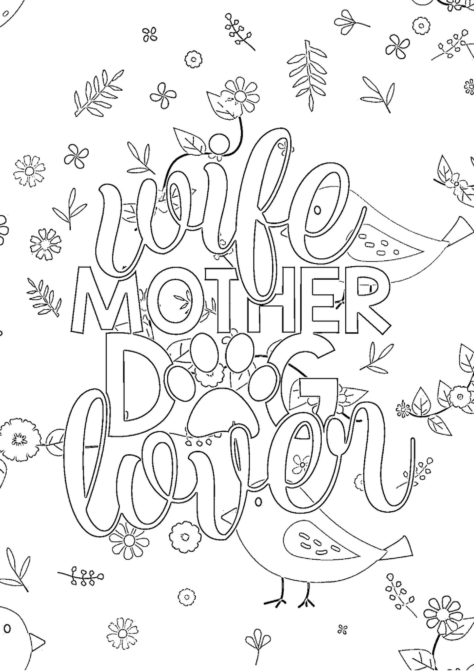 Pet Mom Life Quotes Coloring Book 2 product image (5)