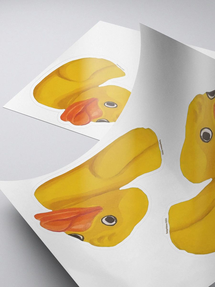 Yellow Ducky - 2 Stickers product image (4)