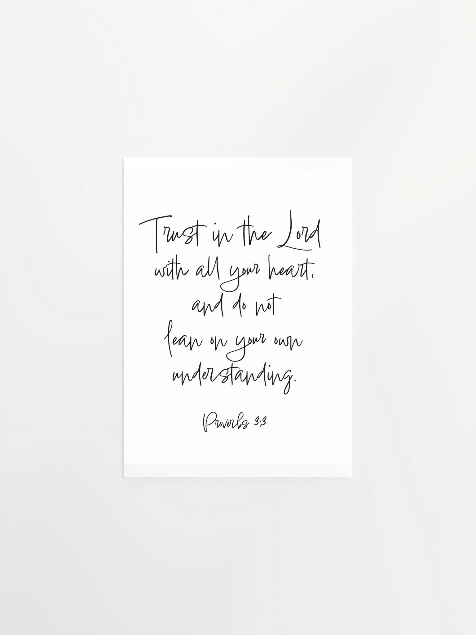 Trust in the Lord - Print product image (1)