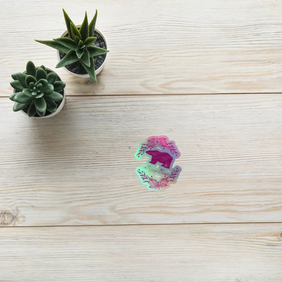 LizzyBear Holographic Sticker product image (7)