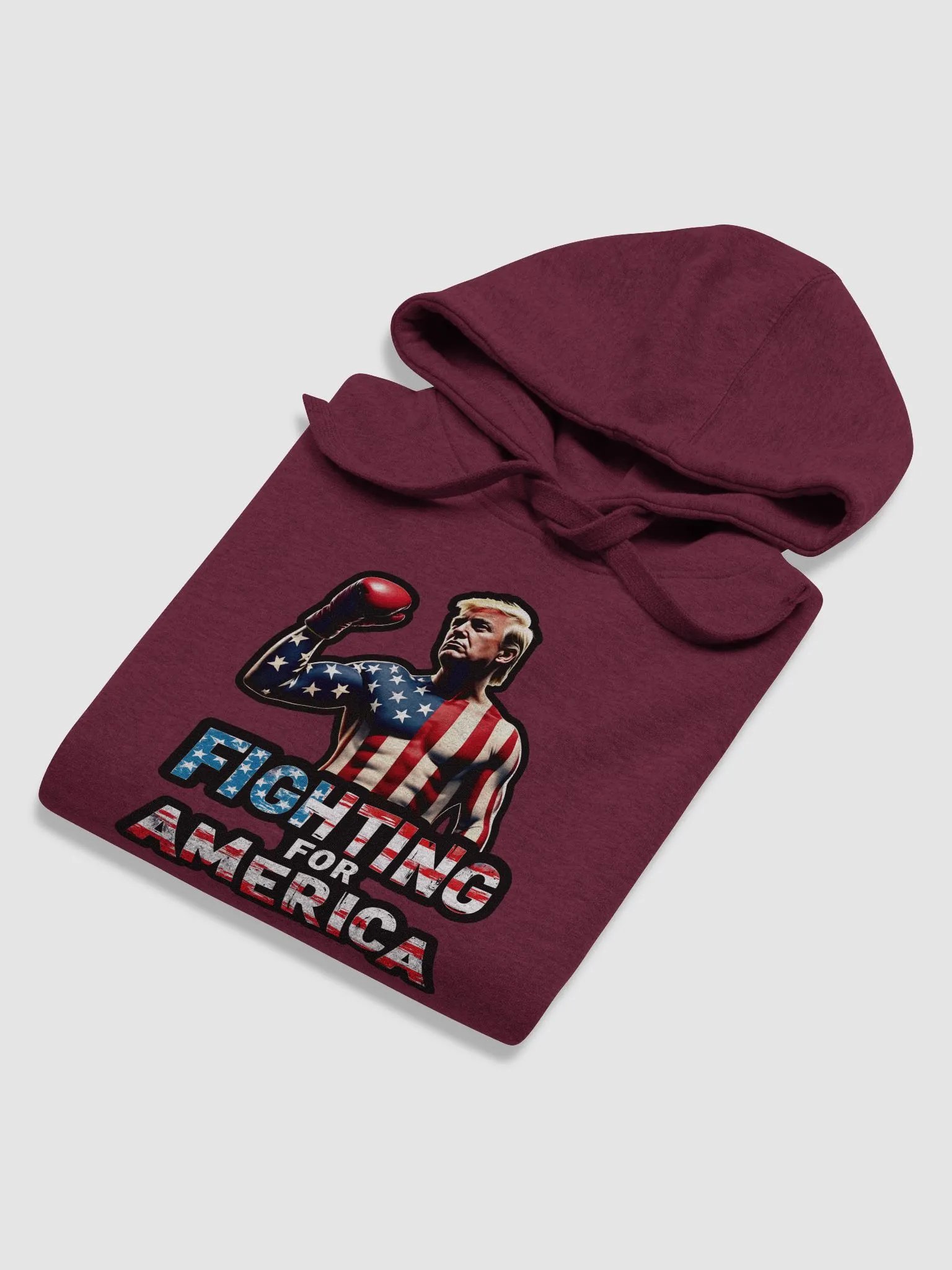 Hoodie: Trump, Fighting for America product image (12)
