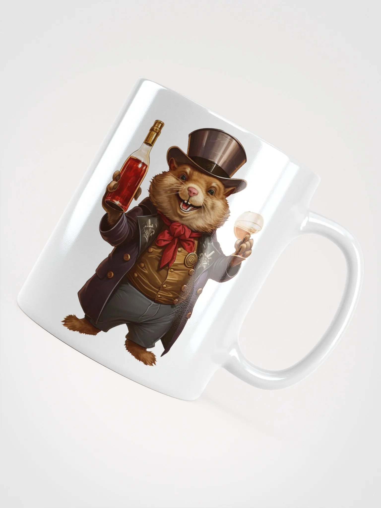 Fingered Beaver Mug - Light product image (2)