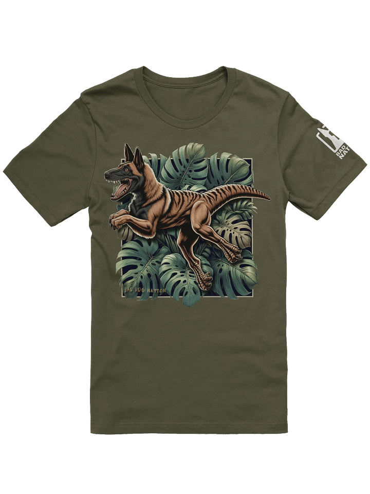 Velociraptor Dutch Shepherd - PREMIUM ADULT UNISEX T-SHIRT ***NEW LARGER PRINT product image (1)