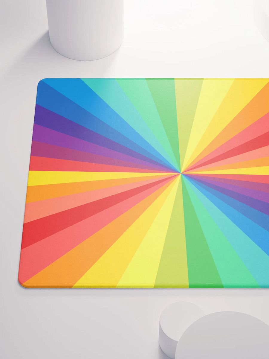 Trippy Rainbow Gaming Mouse Pad product image (10)