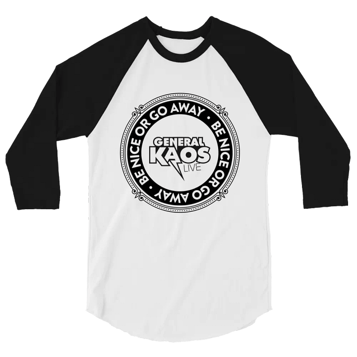 BE NICE (Baseball Tee - DARK LOGO) product image (1)