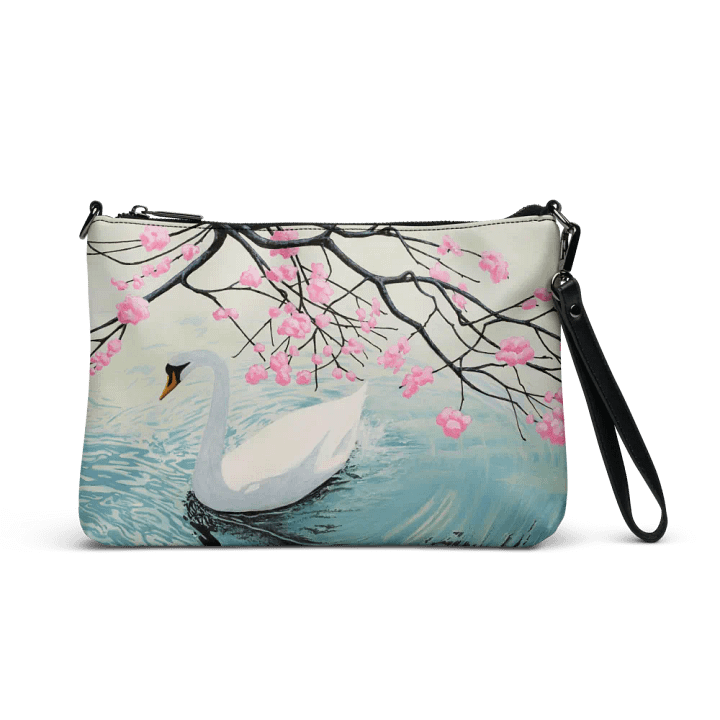 Lady Swan All-Over Print Crossbody Bag product image (1)