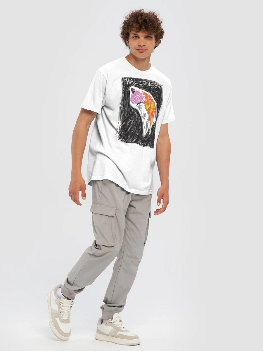 🔥 "Halloween" – CreepyKids Unisex Horror Art Print Tee 🎃💀 product image (7)