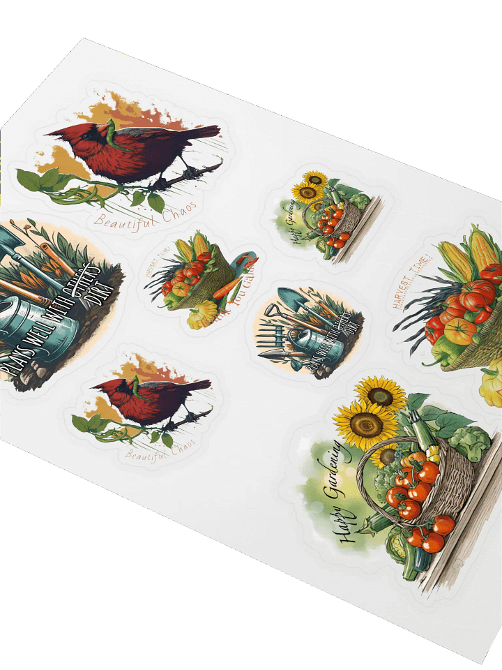 Garden Sticker Variety Sheet product image (2)