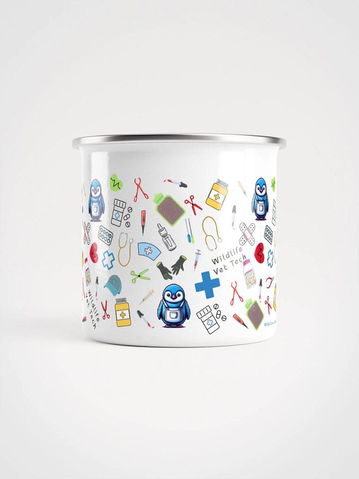 Wildlife Vet Tech Little Blue Penguin Adventure Essential Enamel Mug product image (2)