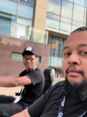 This how we scoot 🛵 around big shows. Lets ride  #audiolife #productionlife #atlanta 
