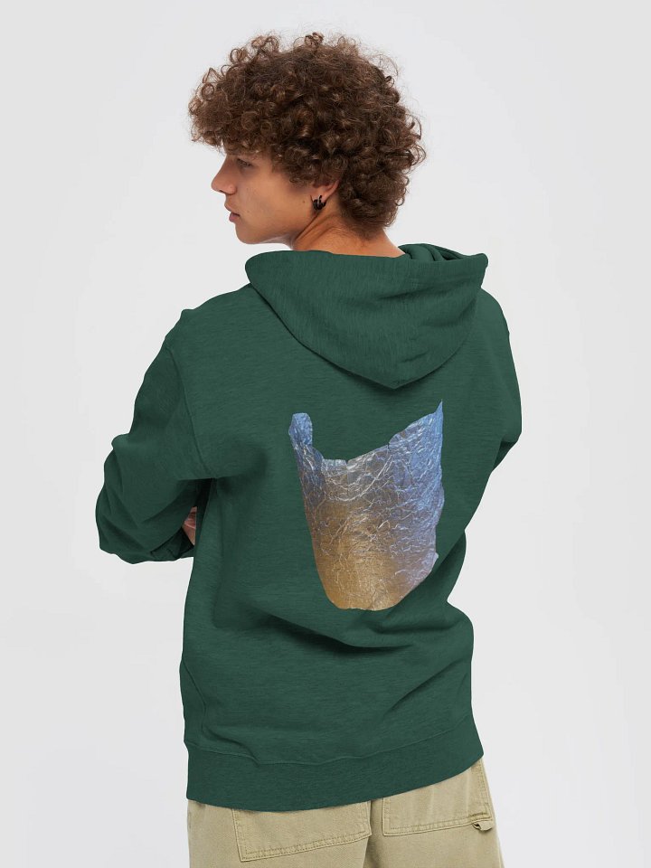 Foil Paper ZIP UP Fleece Hoodie product image (1)