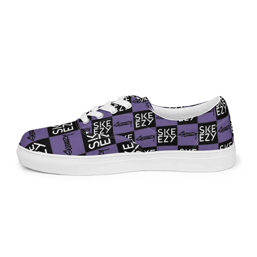 Checkered Skeezy Lace-Up Shoes PUR/BLK (Men's) product image (7)