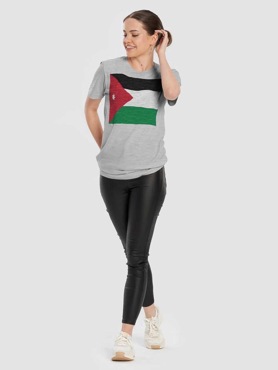 Exclusive Graphic Grove Supersoft Unisex Jordanian Flag T-Shirt product image (10)